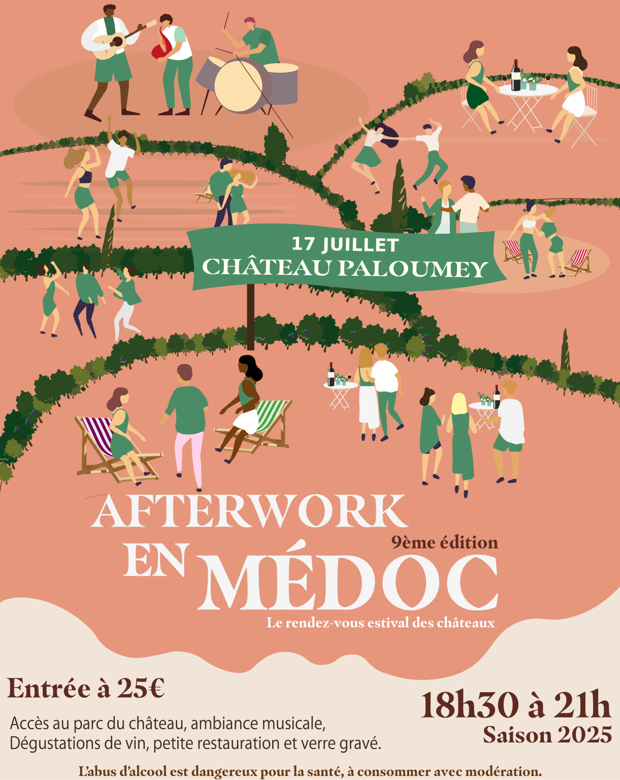 Afterwork en médoc à Paloumey